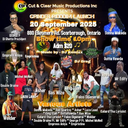 GRINDER RIDDIM LAUNCH