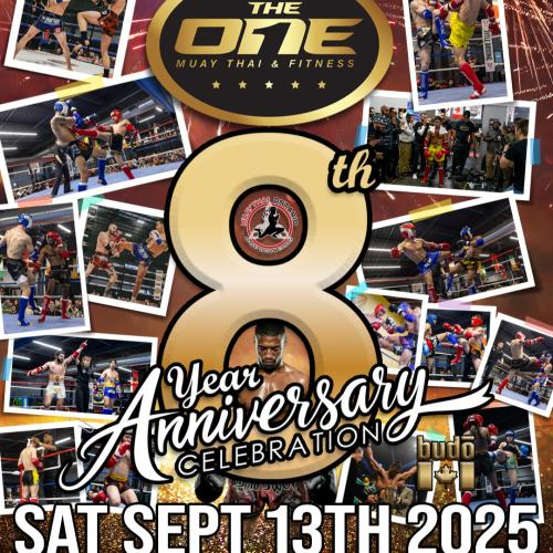 The One 8th Year Anniversary Muay-Thai Event