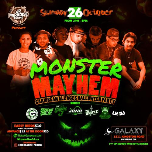 Monster Mayhem Halloween All Ages 