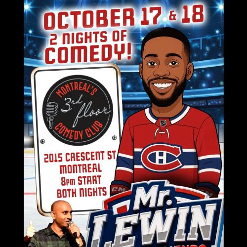 Mr. Lewin Avec Friends Live In Montreal! Friday Night. 