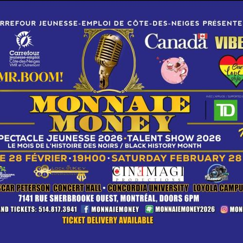Monnaie Money Talent Show 2026 