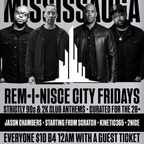 REM•I•NISCE CITY ALL BLACK AFFAIR • FEATURING STARTING FROM SCRATCH 