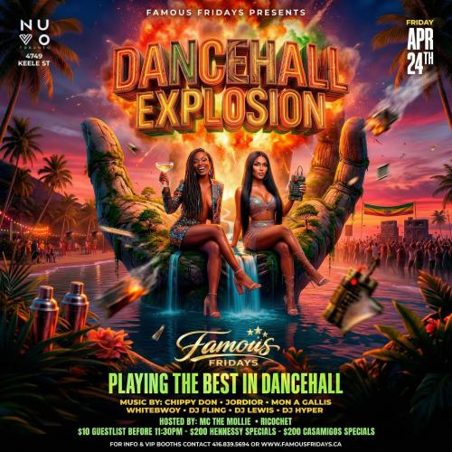 FAMOUS FRIDAYS - DANCEHALL XPLOSION 