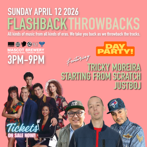 Flashback! Day Party This Sunday April 12th 3-9pm 