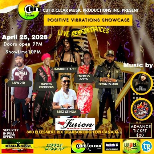 Positive Vibrations Showcase 