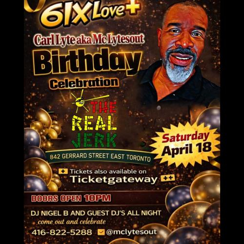 6IX love plus : Carl Lyte aka Mc Lyteout 