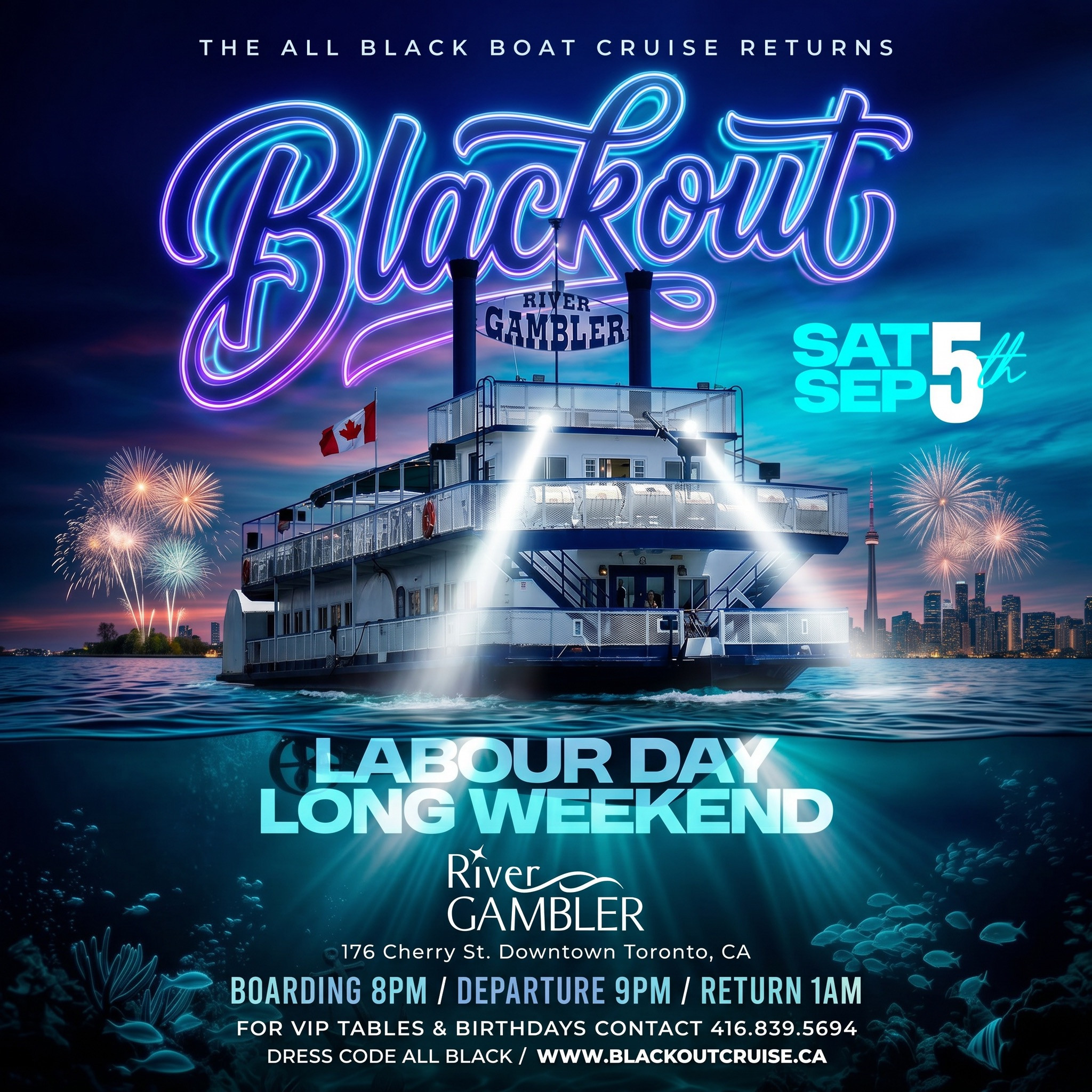 BLACKOUT 2026 Boat Cruise 