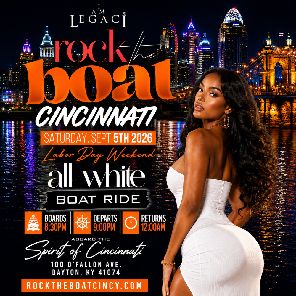 ROCK THE BOAT CINCINNATI ALL WHITE BOAT RIDE LABOR DAY WEEKEND 2026 