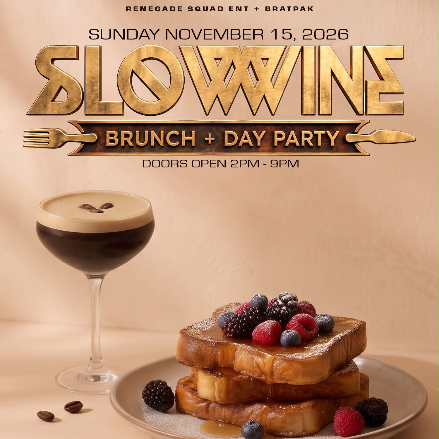 SLOW WINE - BRUNCH + DAY PARTY 