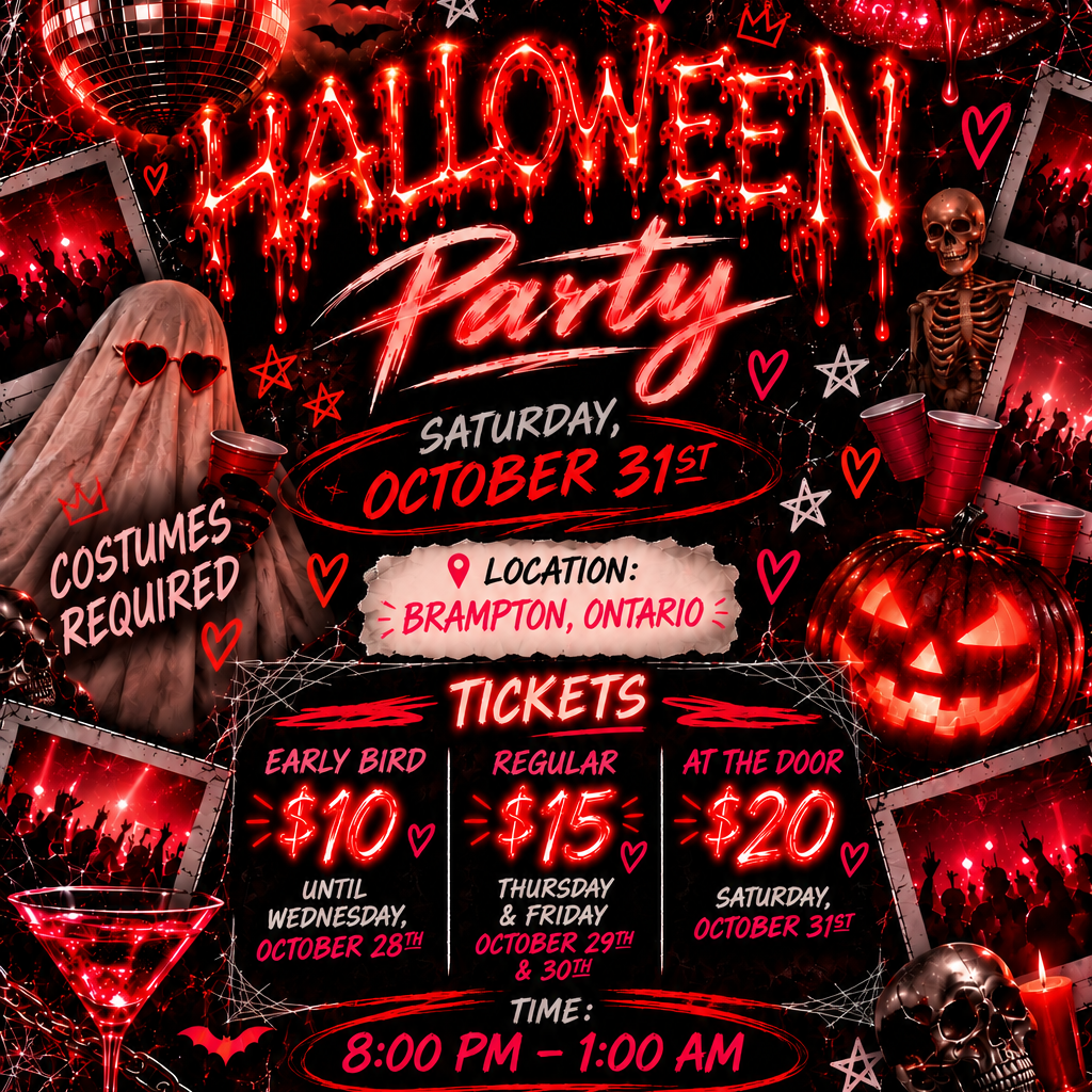 Brampton bnb Halloween party