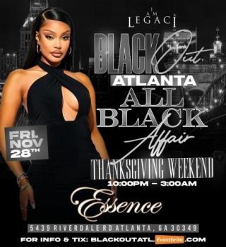 Blackout Atlanta: All Black Affair – First 500 Rsvps Free! 