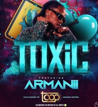 Toxic | Ft. Armanii | Sunday Sept 7 | Toop Lounge 