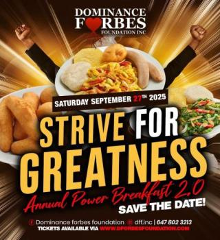 Strive For Greatness: DFF Inc's Annual Power Breakfast 2.0 