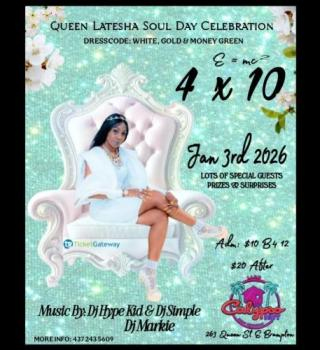 Queen Latesha Soul Day Celebration 4×10 E=mc2 