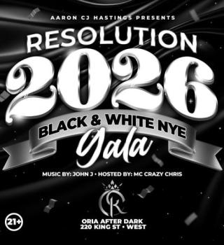 RESOLUTION 2026 BLACK AND WHITE NYE GALA 