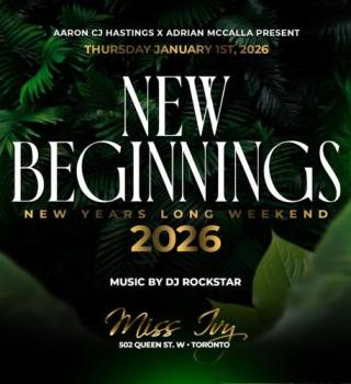 NEW BEGINNINGS 2026 NEW YEARS DAY 