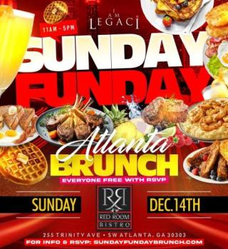 SUNDAY FUNDAY BRUNCH + DAY PARTY (Each & Every Sunday | Downtown Atlanta) 