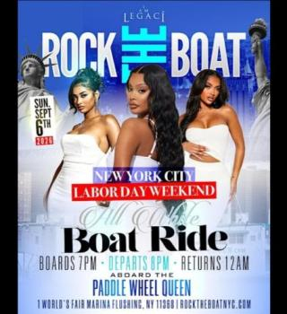 Rock The Boat Nyc – Labor Day Weekend All White Boat Ride 2026 