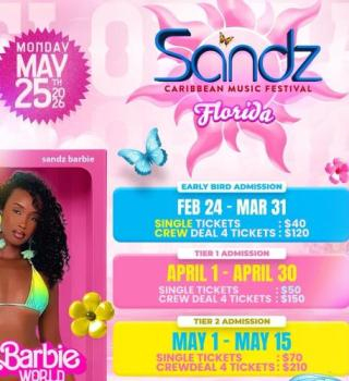 Sandz Florida Barbie World 