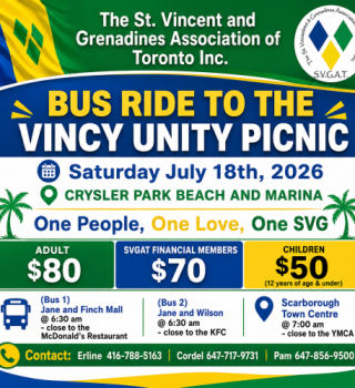 Bus Ride To The Vincy Unity Picnic 