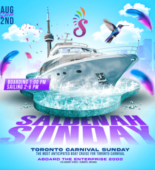 Saldenah Sunday The Boat Cruise | Toronto Carnival Sunday 