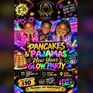 Pancakes & Pajamas Glow Party 