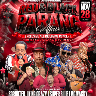 Red & Black Parang Soca All Inclusive Concert With Scrunter & Friends 