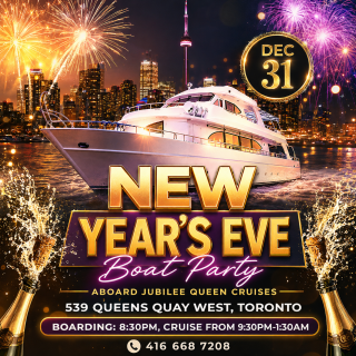 Toronto New Years Eve Boat Party 2027 