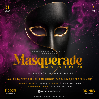Hyatt Regency Trinidad - Masquerade: Midnight Blush 